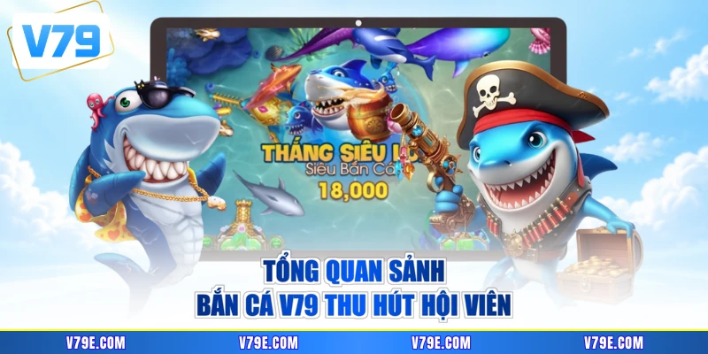 Tổng quan sảnh bắn cá V79 thu hút hội viên